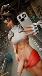3d dodchd futa_only futanari gym overwatch_2 selfie vendetta