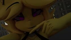 1girls 3d 3d_animation animated armpit armpits blonde_hair chicagamer21331 city female first_person_view fnaf giant_female giantess macro macro_female pov tagme toy_chica_(fnaf) video vore