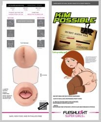 anus fingers_in_ass fleshlight kim_possible kimberly_ann_possible mouth_open no_bra no_panties not_furry secret_agent sexy small_breasts thigh_highs thighhighs tongue