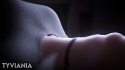 3d animated choker choker_snapping faceless_male fantasizing fellatio groping_breasts light-skinned_female light-skinned_male lily_(tyviania) long_video longer_than_one_minute original_character shorter_than_two_minutes snapped_choker sound tagme throat_bulge throat_fuck train tyviania video watching white_hair