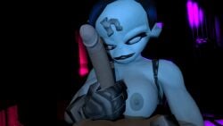 animated animated_gif boobs breasts cock crash_(series) crash_bandicoot_(series) dick fapping goth goth_girl handjob looking_at_viewer masturbating masturbation naughty_dog nina_cortex penis playstation robotic_arm sfm_king tits
