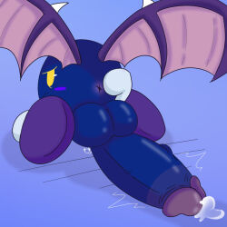 anus ballsack cum giant_penis kirby_(series) meta_knight nintendo penis waddling_head wings