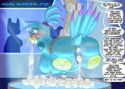 3_breasts 4_missing_limbs amputee anal anal_egg_laying andifferous anthro anus ass avian beak big_belly big_breasts bird blue_body blue_feathers blue_nipples blush bodily_fluids breast_pregnancy breasts clitoris cum cum_drip cum_from_ass cum_from_eyes cum_from_mouth cum_from_vagina cum_in_ass cum_in_mouth cum_in_vagina cum_inside cum_string digital_media_(artwork) disability dripping egg egg_from_mouth egg_from_nipples egg_laying ejaculation english_text eyewear eyewear_only feathers female genital_fluids genitals glasses glasses_only hands-free heart_symbol hi_res laboratory leaking_cum long_term_bondage messy multi_breast naked navel nipple_egg_laying nipples nude open_beak open_mouth orgasm pregnant pregnant_anthro pregnant_female purple_eyes quadruple_amputee round_glasses scientific_experiment shaking shaking_orgasm silhouette suspension sweat sweaty_breasts sweaty_butt tail tail_feathers text tongue tongue_out unusual_pregnancy vaginal_egg_laying vaginal_penetration vulva wearing_glasses yellow_beak