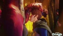 1boy 1girls 3d_animation big_penis dota_2 dragk female large_penis licking licking_penis male male/female marci_(dota) opaluva oral oral_sex short_video shorter_than_30_seconds sound tagme unseen_male_face video