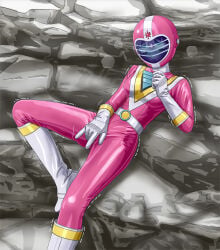 1girls 2020 2020s 5_fingers alternate_version_at_source alternate_version_available bodysuit breath chikyu_sentai_fiveman closed_eyes clothed_masturbation clothing eyebrows female female_only five_pink fiveman full_body_suit fully_clothed fully_covered gloves helmet hoshikawa_kazumi human human_only jpeg kazumi_hoshikawa looking_pleasured masturbation masturbation_through_clothing open_mouth page_5 pink_bodysuit pink_clothing pink_helmet pink_ranger power_rangers shiny_clothing sitting sitting_on_rock solo super_sentai sweat sweatdrop sweating toei_company tokusatsu trembling verdun_(berudan)