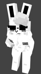 blockbench bunny_girl cube_459_(geometry_dash) female femgram geometry_dash minecraft santiago_25