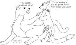 angry animal_genitalia animal_penis balls canid canine canine_genitalia canine_penis claws cougar dialogue duo erection felid feline female female_penetrated feral feral_on_feral feral_penetrated feral_penetrating feral_penetrating_feral fox fur genitals interspecies knot knot_root knotted_penis knotting male male/female male_penetrating male_penetrating_female mammal penetration penile penile_penetration penis scared sex sharp_teeth sheath size_difference tail teeth urbanhermit vaginal vaginal_knotting vaginal_penetration