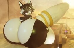 3d 3d_(artwork) absurdly_large_cock anthro black_body black_ears black_fur blush butt_digging cock_ring cum digging_up_in_they_ass erect_penis femboy furry gay hat huge_ass huge_balls huge_cock huge_penis huge_thighs hyper hyper_ass hyper_balls hyper_butt hyper_genitalia hyper_penis hyper_thighs lekaing_cum male monotone_body mouth_closed orca pawpads penis_bigger_than_body penis_bigger_than_head roblox roblox_studio robloxian shorksenjoyer size_difference taiyo_(shorksenjoyer) white_body white_ears white_fur white_hair white_skin white_stripes