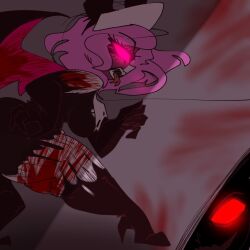 1girls angry angry_expression angry_face big_ass blood blood_on_arm blood_on_body blood_on_leg blood_on_wall demon demon_girl demon_wings friday_night_funkin friday_night_funkin_mod glowing_eyes high_heel_boots high_heels laurence_loll mid-fight_masses pink_eyes red_eyes sarvente_(demon_form) sarvente_(dokki.doodlez) sarvente_(friday_night_funkin) thick_ass thick_thighs tongue_out