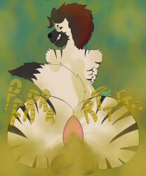 anthro anus backsack balls big_anus big_balls big_butt black_hair bubble_butt butt fart fart_cloud fart_fetish farting_at_viewer fur genitals hair hi_res huge_anus huge_balls huge_butt hyena hyper hyper_anus jadetanuki koda_(kodakoba) looking_at_viewer looking_back looking_back_at_viewer male mammal musk musky_butt puffy_anus red_hair smelly smug smug_face smug_grin solo stink_fumes stink_lines striped_body striped_fur striped_hyena stripes white_body white_fur