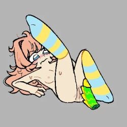 1girls disembodied_penis gnarpy_(regretevator) imminent_sex messy_hair pussy_juice regretevator roblox roblox_game socks stat_(regretevator) sweat tagme tagme_(artist) wet_pussy