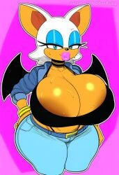 ai_generated ass bat big_ass big_breasts big_butt big_hips big_thighs booty butt cleavage cleavage_overflow curvaceous curvaceous_body curvaceous_female curvaceous_figure curves curvy curvy_body curvy_female curvy_figure cute cute_face dumptruck_ass dumptruck_butt female female_only gigantic_ass gigantic_breasts gigantic_hips hips huge_ass huge_breasts large_ass large_breasts large_hips large_thighs lubbasdump massive_ass massive_breasts midriff patreon rouge_the_bat sega sonic_(series) thighs wide_hips