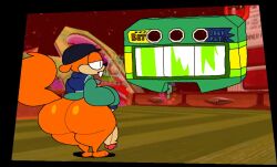 1girls 2d 2d_animation animated atom_(atomsqrrl) balls balls_deep ballsack bat breasts cum cum_in_pussy cum_inside cumflated cumflated_belly cumflation fat fat_ass female furry gambling hat hyper hyper_balls hyper_breasts hyper_genitalia hyper_penis male nipples no_sound orange_body orange_fur question_mark question_mark_tail rouge_the_bat rouge_the_bat_(heroes) sex shoes sonic_(series) sonic_the_hedgehog_(series) squirrel superiorfox tagme tail video