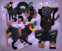 absurd_res all_fours anatomically_correct anatomically_correct_genitalia animal_genitalia animal_vulva blush blush_lines bodily_fluids breath canid canid_demon canine canine_genitalia canine_vulva closed_eyes collar cum cum_inside demon dialogue disembodied_penis doggy_style duo electronics female feral feral_on_male feral_penetrated from_behind_position genital_fluids genitals heart_symbol hellhound hi_res hip_grab horn human human_on_feral human_penetrating human_penetrating_feral in_heat interspecies kro_(kn0tpocket) leash looking_back male male/female mammal mythological_canine mythological_creature mythology panting penetration penis phone praise queenkoko recording saliva saliva_string sequence sex spread_vulva spreading teeth_showing throbbing throbbing_vulva vaginal_penetration vulva zoophilia