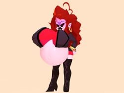 friday_night_funkin fully_clothed large large_breasts mommy_mearest pregnant pregnant_female rmatizaxd