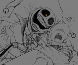 1boy 1girl anonymous_female belly_button blush blushing boobies breasts breasts_out claws clothed_male drooling exclamation_mark exclamation_point fondling_breast glowing_eye grabbing_breast grabbing_legs grabbing_shoulder hearts_around_head holding_close jester jester_hat jester_outfit licking licking_face long_tongue looking_pleasured metal_claws monsterfucker naked_female nipples_out nude_female open_legs poppy_playtime poppy_playtime_(chapter_5) prototype_(poppy_playtime) sabbasarts saliva_on_face saliva_on_tongue scratch_marks size_difference slight_blood smiling_at_partner squished_breast sweat sweatdrop sweating the_prototype_(poppy_playtime) tits yellow_eye