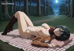 mikasa ackerman from attack on titan by mystic maidens