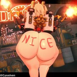 burnice white from zenless zone zero by cyshen