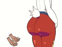 animated ass beand1pz cinderace female furry furry_female no_sound pokemon pokemon_(species) tagme touching_ass video