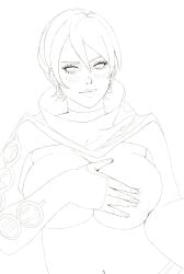 1girls ahsern19552 ben_10 big_breasts breasts female future_gwen gwen_tennyson huge_breasts short_hair solo