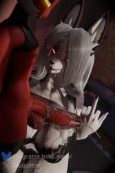 2:3 3d_(artwork) 5_fingers absurd_res age_difference aged_up anthro balls bikini black_bikini black_clothing black_eyeshadow black_nails black_shirt black_swimwear black_topwear blurred_background bodily_fluids bottomless bottomless_humanoid bottomless_male breasts canid canid_demon canine cleavage clothed clothing colored_nails crop_top cum cum_on_breasts cum_on_clothing cum_on_face cum_on_penis demon demon_humanoid digital_media_(artwork) dutch_angle ejaculation erection eyeshadow female female_anthro fingers foreskin fur genital_fluids genitals gesture glistening glistening_balls glistening_genitalia glistening_penis glowing glowing_eyes grey_hair hair hand_gesture hellaverse hellhound helluva_boss hi_res humanoid humanoid_genitalia humanoid_on_anthro humanoid_penis imp infidelity inner_ear_fluff inside kneeling lingerie long_ears long_hair looking_at_viewer loona_(dogzeela) loona_(helluva_boss) makeup male male/female male_humanoid mammal markings mascara mature_anthro mature_female middle_finger mole_(marking) moxxie_(helluva_boss) mythological_canine mythological_creature mythology nails pecs penis pupils red_balls red_body red_penis red_sclera red_skin running_makeup running_mascara shirt slit_pupils slugcats slugcats_(artist) swimwear text topwear tuft two-piece_swimsuit url vein veiny_penis white_body white_eyes white_fur yellow_sclera younger_humanoid younger_male