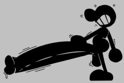mr. game and watch from game and watch by chunknudies