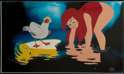 ariel ass disney flounder human nude the_little_mermaid