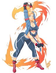 4_arms 4_breasts accessworld bare_arms bra cammy_white multi_arm multi_breast multi_limb street_fighter street_fighter_6 stretching