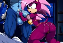 ai_generated ass blue_body breasts incest incest_(lore) magenta_fur male/female pink_hair sex sonia_the_hedgehog sonic_(series) sonic_the_hedgehog sonic_the_hedgehog_(series) sonic_the_werehog sonic_underground sonic_unleashed straight veiny_penis werehog