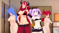 3d blush blush breasts ceefore clothed_female_nude_female completely_nude completely_nude_female covering covering_breasts covering_crotch disgaea disgaea_1 disgaea_7 disgaea_d2 embarrassed embarrassed_nude_female enf etna etna_(cosplay) female flat_chest flat_chested higan_zesshosai koikatsu laharl laharl-chan laharl-chan_(cosplay) large_breasts nippon_ichi_software nude pubic_hair skimpy_clothes small_breasts stolen_clothes ultimateenf