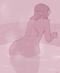 1boy balls cute dross elf elf_male femboy naked skinny_dipping twink water wet yaoi