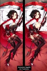 animated dakimakura ruby_rose rwby segal03 tagme tsukimaru video