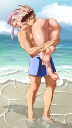 1boy 1girls 2d 2d_(artwork) 2d_artwork angry anus anus_peek arms_around_legs artist_name artist_website ash_blonde_hair ass asta_(black_clover) beach beach_background big_ass big_butt bikini black_clover blonde blonde_hair blonde_hair_male blonde_male blue_sky blush blush_lines blushing broad_shoulders carrying carrying_over_shoulder carrying_partner carrying_person carrying_position clitoral_hood clitoris closed_eyes clothed_male_nude_female cloud clouds collarbone color colored completely_naked completely_naked_female completely_nude completely_nude_female dat_ass day daytime embarrassed embarrassed_female embarrassed_nude_exposure embarrassed_nude_female exposed_anus exposed_ass exposed_pussy eyes_closed fat_ass fat_butt fat_pussy feet female fit fit_female fit_male fully_nude grey_hair headband highres huge_ass kissing_ass labia labia_majora labia_minora large_ass large_butt lifted_by_another lifting lifting_another's_clothes lifting_person lorianarts male mouth_open muscular muscular_arms muscular_legs muscular_male muscular_thighs naked naked_female noelle_silva nude nude_female ocean ocean_background outdoor_nudity outdoors outside pale-skinned_female pale_skin pink_eyes ponytail puffy_pussy purple_eyes pussy pussy_exposed pussy_lips sand shiny shiny_ass shiny_body shiny_butt shiny_skin shorts silver_hair skindentation soles standing_in_water sunny sweat sweatdrop sweaty sweaty_body sweaty_butt sweaty_genitalia sweaty_thighs swimming_trunks swimsuit swimwear tan_body tanned_male tanned_skin thick thick_ass thick_eyebrows thick_hips thick_legs thick_thighs thighs toes toes_spread toned toned_arms toned_belly toned_body toned_legs toned_male toned_stomach tongue twintails uncensored uncensored_pussy uncensored_vagina vulva waves wide_hips