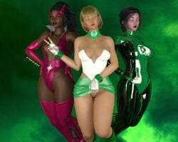 3d 3girls alien alien_girl alien_humanoid arisia_rrab ass big_ass big_breasts bottom_heavy breasts brown-skinned_female brown_body brown_skin bust busty chest curvaceous curvy curvy_figure dark-skinned_female dark_skin dc dc_comics fatality_(dc) female female_focus graxosian green_lantern green_lantern_(series) green_lantern_corps hips hourglass_figure huge_ass huge_breasts human knockkale large_ass large_breasts legs light_skin mature mature_female naleth_zan original_character star_sapphire star_sapphire_(dc) star_sapphire_corps thick thick_hips thick_legs thick_thighs thighs top_heavy ungaran voluptuous voluptuous_female waist wide_hips