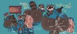 rocket raccoon from guardians of the galaxy by taki takoyakis