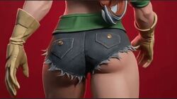 1girls 3d animated anna_marie ass ass_focus belt curvy_female curvy_figure female female_focus female_only marvel marvel_comics marvel_rivals mutant_(marvel) rogue_(marvel_rivals) rogue_(starlit_rebel) rogue_(x-men) thick_ass thick_thighs walking webart20