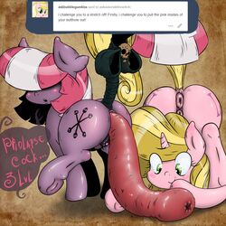 anal_prolapse anus ass asterisk_the_witch big_butt blush cutie_mark dreadcoffins earth_pony equine fan_character female friendship_is_magic horn horse mammal my_little_pony pony prolapse pussy unicorn