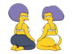 20th_century_fox 20th_century_studios ass ass_focus ass_grab ass_up aunt bbw big_ass big_butt bra breasts chubby chubby_female fat_ass feet female female_focus female_only fox_corporation huge_ass jerichokain94 jk94 kneeling kneeling_female kneeling_position leggings looking_at_viewer mature mature_female mature_woman panties patty_bouvier pose posing selma_bouvier tagme the_simpsons thick thick_ass thick_hips thick_legs thick_thighs twins underwear underwear_only white_background white_panties white_underwear wide_hips yellow_body yellow_skin yoga_pants