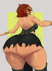 ass ass_focus big_ass bottom_heavy enormous_ass fat_ass freckles freckles_on_ass gigantic_ass huge_ass phat_ass plush_ass round_ass slim_thick slim_waist thick thick_ass thick_thighs voluptuous voluptuous_body voluptuous_female wide_ass wide_hips wide_thighs yamathegod