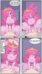 adventure_time bed bedroom cartoon_network comic comic_panel cowgirl_position cum cum_in_pussy cum_inside finn_the_human key_boy penetration princess_bubblegum sex x-ray