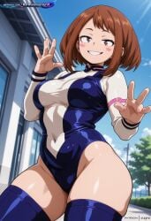 absurd_resolution absurdres ai ai-created ai_art ai_generated anime_coloring anime_screenshot boku_no_hero_academia brown_eyes brown_hair detailed_background dynamic_angle dynamic_pose exhibitionism exibitionism exited explicit girl glossy glossy_body glossy_skin gorgeous hentai hi_res high_contrast high_quality high_resolution in_heat nsfw ochako_uraraka patreon perfect_anatomy pervert_female plump presenting rating_explicit sexy sexy_body sexy_female sexy_pose short_hair soft_shading solo source_anime teasing teasing_viewer voluptuous voluptuous_body voluptuous_female