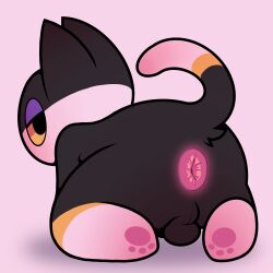 absurd_res animal_crossing anthro anus backsack balls butt domestic_cat felid feline felis genitals hi_res looking_at_viewer looking_back male mammal nintendo nulldjqtdma puffy_anus punchy_(animal_crossing) rear_view solo