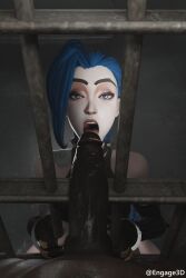 1boy 1boy1girl 1boys 1girl1boy 1girls 3d abs arcane ass bbl big_ass big_butt big_cock big_penis black_body blowing blowjob blowjob_face blowjob_gesture blowjob_only blue_hair brazilian_butt_lift dark-skinned_male dark_skin engage3d female huge_ass huge_butt huge_cock interracial jinx_(league_of_legends) large_penis league_of_legends light_skin long_penis looking_at_partner muscular_male on_bed oral penis queen_of_spades small_breasts tattooed_arm tattoos white_skin