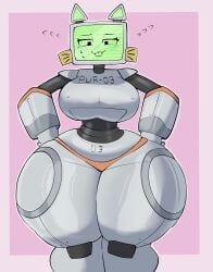 big_breasts breasts cleavage female furry huge_breasts inazuma_kat pur_03 robot robot_girl tagme thick_thighs wide_hips