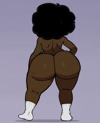 1female 1girl ass ass_bigger_than_head ass_bigger_than_torso ass_focus big_ass carol_(bbpanzu) completely_nude diivox female female_focus female_only friday_night_funkin friday_night_funkin_mod fully_naked girl huge_ass large_ass massive_ass naked_female socks thick_ass white_socks