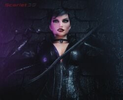 1girls 2025 3d 3d_(artwork) alluring batman_(series) big_breasts black_hair bodysuit breasts bursting_breasts catwoman choker collar curvaceous curvaceous_body curvaceous_female curvaceous_figure curvy curvy_body curvy_female curvy_figure dc dc_comics enticing eyeshadow female female_only high_resolution highres huge_breasts large_breasts light-skinned_female light_skin looking_at_viewer massive_breasts rain raining red_lipstick scarlet3d seducing seductive seductive_look seductive_pose selina_kyle short_hair skin_tight smile smiling smiling_at_viewer teasing teasing_viewer temptation tempting tempting_viewer thick_breasts tight_clothes tight_clothing unmasked voluptuous voluptuous_female whip zipper