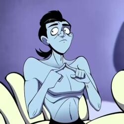 1boy 1girls 2000s 2d_animation animated bikini bikini_top bikini_top_only black_hair curvy_body curvy_female curvy_figure dr._drakken giant_ass giant_female giantess green_skin jiggling_ass kim_possible long_hair macro macro/micro macro_female micro_male moving_breasts moving_hips mp4 ourcouncil shego short_video smaller_male sound stuck_in_ass tagme underwear video