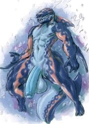1boy anthro anthro_only ass balls ballsack big_penis big_thighs blue_penis fat_cock gigantic_penis huge_penis huge_thighs male male_only marrowbreach monster monster_boy monster_cock mus muscles muscular muscular_anthro muscular_male nipples penis shybird subnautica subnautica_2 thick_thighs thighs