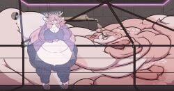 ass azalea_(mexifurfoof) bbw big_ass big_breasts blob breasts bubble_ass bubble_butt cleavage female furry huge_ass huge_breasts hyper_ass hyper_breasts immobile mexifurfoof nipples overweight ssbbw tagme weight_gain