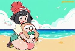 rowlet from pokemon by dlewdedai